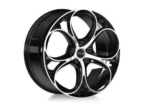 AC-520 9x 19 +44,5 5x110 AVUS 65,1 BLACK POLISHED